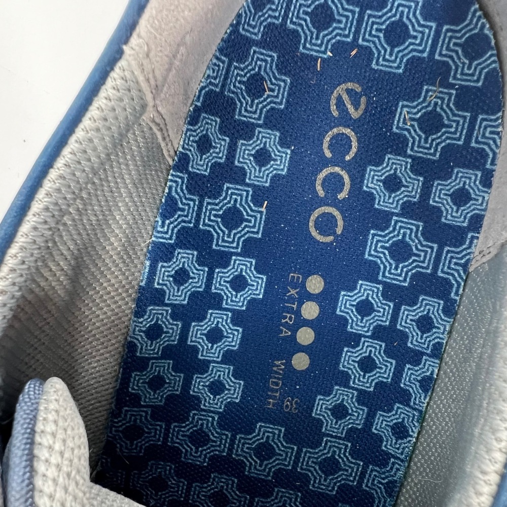 ECCO Golf Street Retro Blue Spikeless Golf Shoes Womens EU 39 Wide US 8-8.5 - Picture 8 of 9